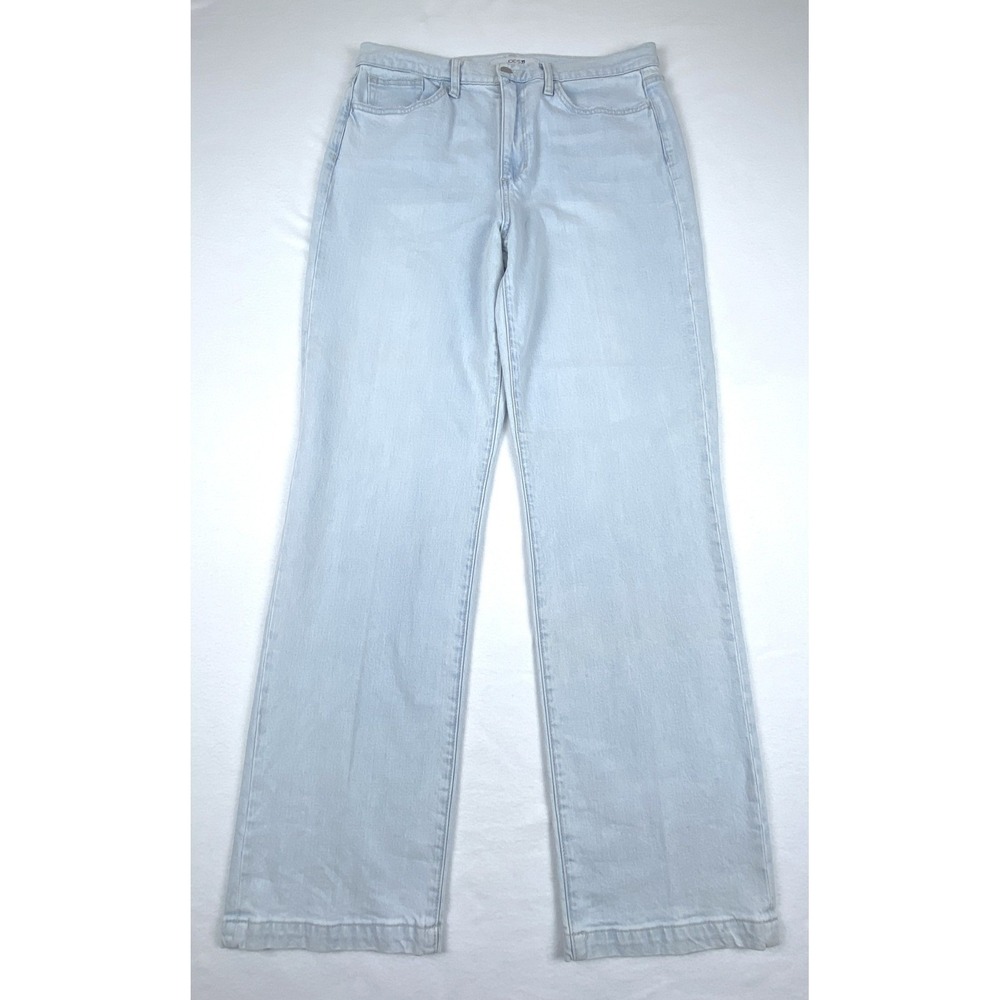 Joes Jeans Wide Leg High Rise Caryl Jeans Light Wash Blue Denim Size 33 NEW